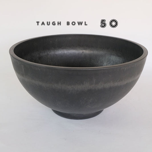 植木鉢 プラ鉢 ブラックポット タフbowl 50 サボテン　頑丈おしゃれ　塊根植物　多肉　黒プラスチック鉢  コーデックス
