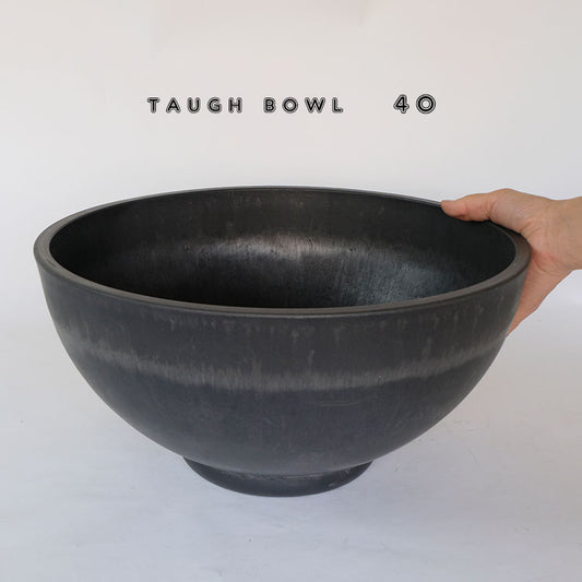 植木鉢 ブラックポット タフbowl 40 サボテン 頑丈 睡蓮鉢 塊根植物 多肉 黒鉢 コーデックス