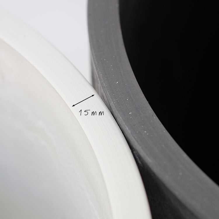 鉢カバー スタック 10号鉢対応 径37cm 高35cm 8号鉢対応 植木鉢 径31cm 高30cmプラ鉢 大型 頑丈 おしゃれ 塊根植物 多肉 黒プラスチック鉢 観葉植物 鉢