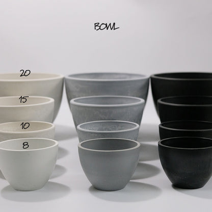 植木鉢 プラ鉢 おしゃれ 軽い プラポット mini bowl 8マーブル 頑丈 塊根植物 多肉 黒プラスチック鉢