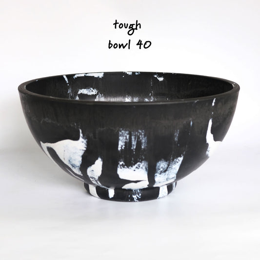 植木鉢 マーブルポット タフbowl 40 サボテン 頑丈 睡蓮鉢 塊根植物 多肉 黒鉢 コーデックス