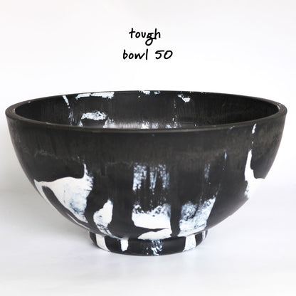 植木鉢 マーブルポット タフbowl50 サボテン 頑丈 おしゃれ 塊根植物 多肉 黒プラスチック鉢 コーデックス