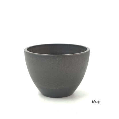 植木鉢 プラポット bowl 10 black plastic pot 径10.5cm 高さ8cm 3号 ホワイト ライトグレー アガベ コーデックス サボテン
