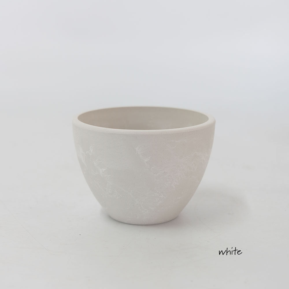 植木鉢 プラポット bowl 10 black plastic pot 径10.5cm 高さ8cm 3号 ホワイト ライトグレー アガベ コーデックス サボテン