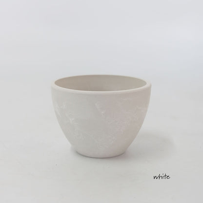 植木鉢 プラポット bowl 10 black plastic pot 径10.5cm 高さ8cm 3号 ホワイト ライトグレー アガベ コーデックス サボテン