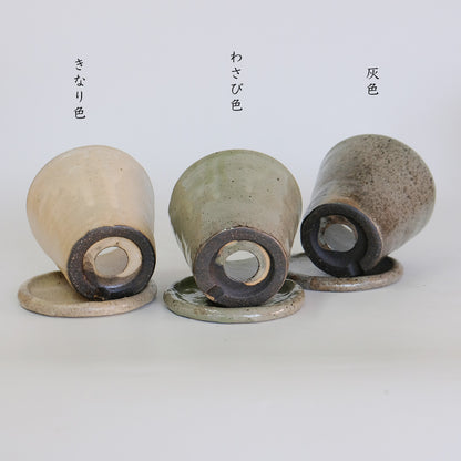 植木鉢 Lisse りっせ10 陶器鉢 常滑 和風 径10.5cm 高10.5cm 底穴あり tronco