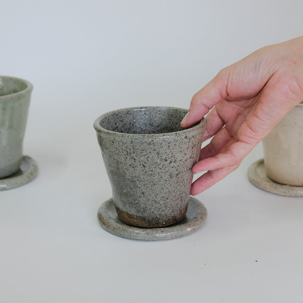 植木鉢 Lisse りっせ10 陶器鉢 常滑 和風 径10.5cm 高10.5cm 底穴あり tronco