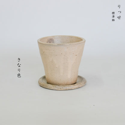 植木鉢 Lisse りっせ10 陶器鉢 常滑 和風 径10.5cm 高10.5cm 底穴あり tronco