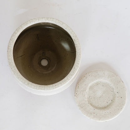 植木鉢 おしゃれ まつほL 受皿付き 陶器鉢 径15cm 高10cm 底穴あり