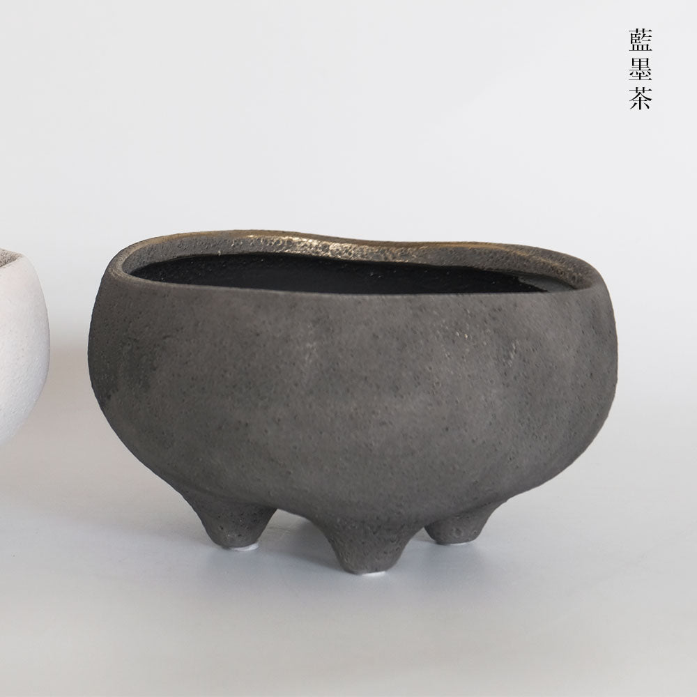 はなのさと浅型 植木鉢 おしゃれ セラミック鉢 和 径17.5cm 高10cm 底穴あり