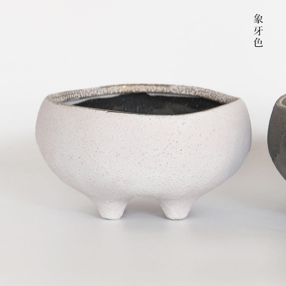 はなのさと浅型 植木鉢 おしゃれ セラミック鉢 和 径17.5cm 高10cm 底穴あり