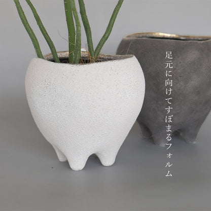 はなのさとM 植木鉢 おしゃれ セラミック 和洋折衷 径16cm 高15cm 底穴あり