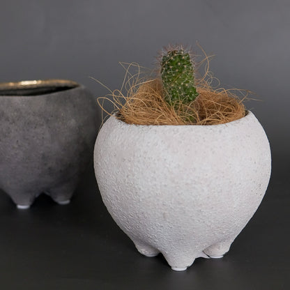 はなのさとM 植木鉢 おしゃれ セラミック 和洋折衷 径16cm 高15cm 底穴あり
