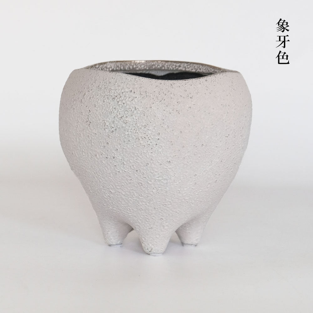 はなのさとS 植木鉢 おしゃれ 和洋折衷 径11.5cm 高10cm 底穴あり