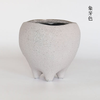 はなのさとS 植木鉢 おしゃれ 和洋折衷 径11.5cm 高10cm 底穴あり