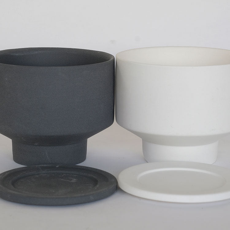 植木鉢 おしゃれ 陶器鉢 はなせ 受皿付 セラミック鉢 釉薬鉢 径10cm 高9cm 底穴あり