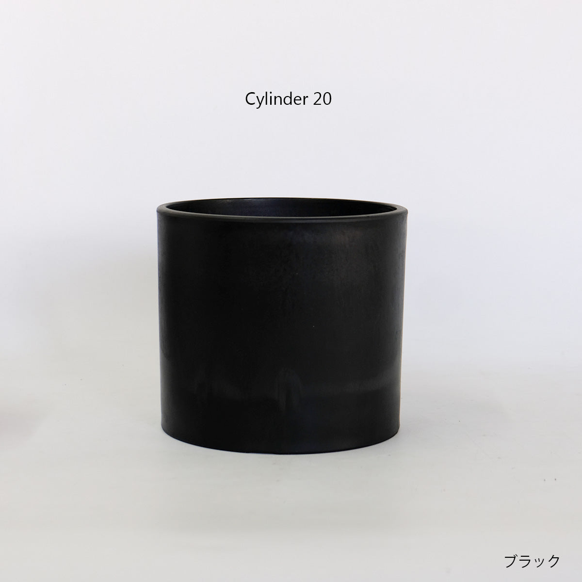 ブラックポット シリンダー20 頑丈 おしゃれ 塊根植物 多肉 黒プラスチック鉢  コーデックス 植木鉢 プラ鉢 black pot 径20 高さ18cm ブラック ホワイト