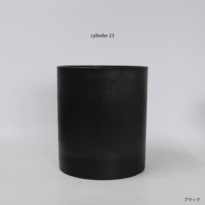 ブラックポット シリンダー23 サボテン 頑丈 おしゃれ 塊根植物 多肉 黒プラスチック鉢 コーデックス 植木鉢 プラ鉢