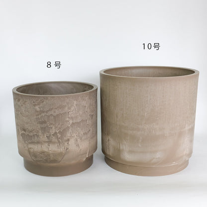 鉢カバー スタック 10号鉢対応 径37cm 高35cm 8号鉢対応 植木鉢 径31cm 高30cmプラ鉢 大型 頑丈 おしゃれ 塊根植物 多肉 黒プラスチック鉢 観葉植物 鉢