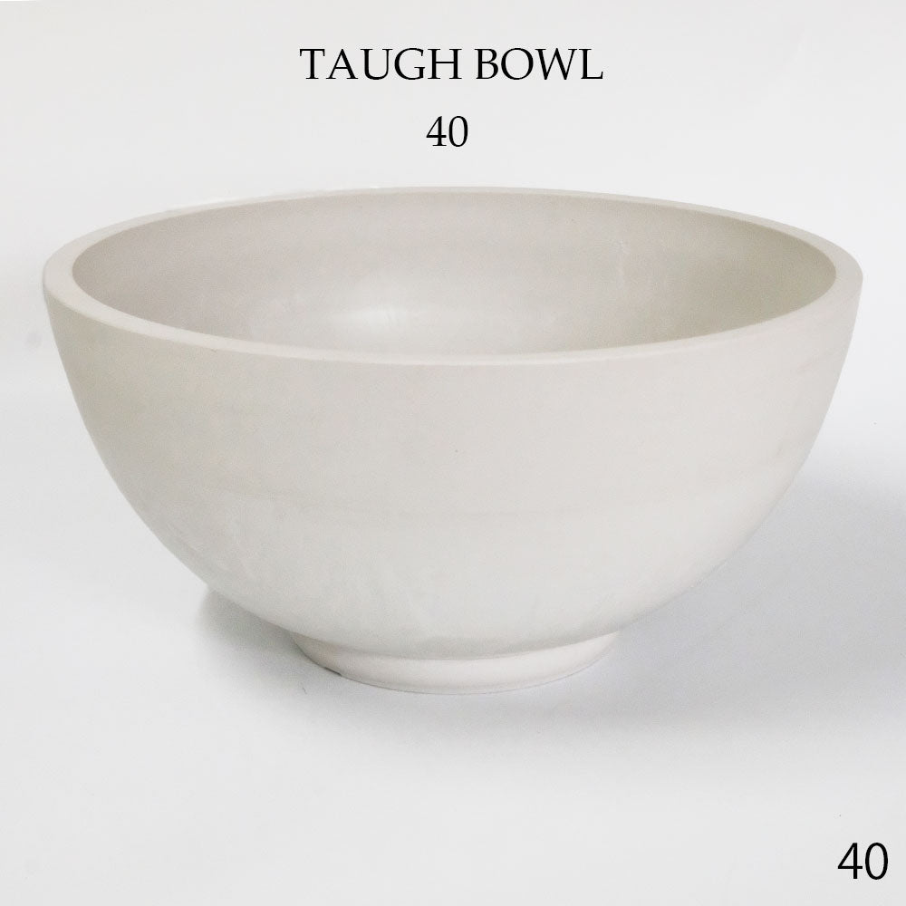 植木鉢 ホワイトポット タフbowl 40 サボテン 頑丈 睡蓮鉢 塊根植物 多肉 白鉢 コーデックス メダカ
