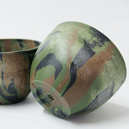 プラ鉢 カモフラージュポット bowl 20 迷彩柄 CAMO 径20cm 高さ14cm 頑丈 コーデックス サボテン