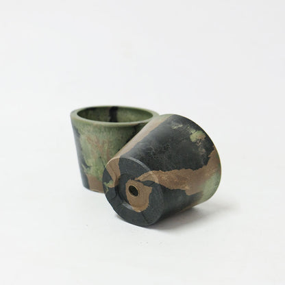 プラ鉢  カモフラージュポット10 迷彩柄 CAMO プラスチック鉢 径10cm 高さ8cm 3号 サボテン コーデックス