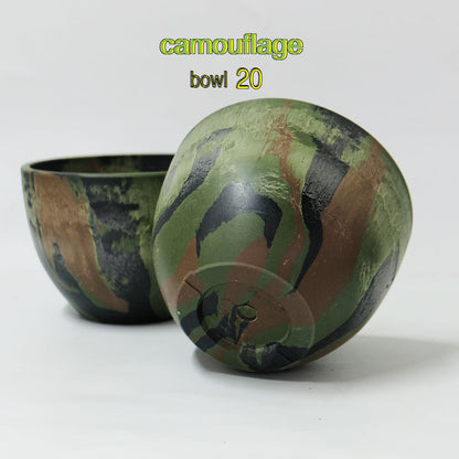 プラ鉢 カモフラージュポット bowl 20 迷彩柄 CAMO 径20cm 高さ14cm 頑丈 コーデックス サボテン