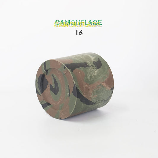 迷彩シリンダーポット16 植木鉢 プラ鉢 CAMO サボテン 頑丈 おしゃれ 塊根植物 多肉 コーデックス 径16cm 高さ14cm プラスチック鉢