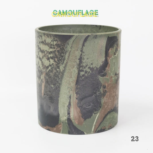 迷彩シリンダーポット23 プラ鉢 CAMOサボテン 頑丈 おしゃれ 塊根植物 多肉 コーデックス 径23cm 高さ26cm プラスチック鉢