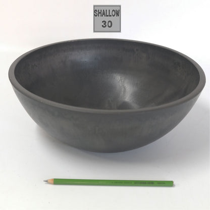 黒プラ鉢 ブラックポット シャロウ30 サボテン 頑丈 BLACK PLASTIC POT 塊根植物 多肉 黒プラスチック鉢 コーデックス 径30cm 高さ11cm
