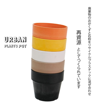 植木鉢 おしゃれ 軽い プラ鉢 ソリッド10 受皿付 3号鉢 プラスチック カラフル プランター 鉢径10cm 高さ9.5cm プランツポット かわいい