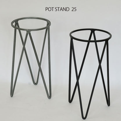 植木鉢スタンド POT STAND25 フラワースタンドポット スタンド おしゃれ アイアン