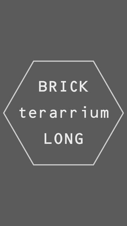BRICK terarrium LONG ガーデニング テラリウム サボテン 多肉植物 インテリア ガラスショーケース ドーム型