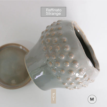 陶器鉢 Raffinato Stange 【S径8cm 高7cm/L径13.5cm 高11cm】 受皿付 底穴あり セラミック鉢 トロンコ tronco