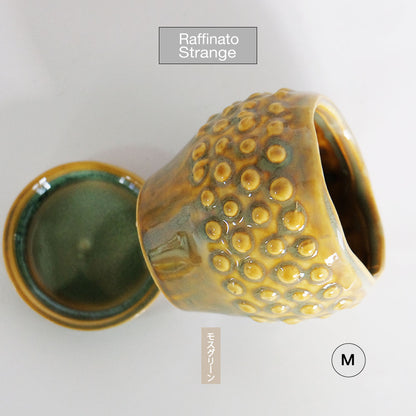 陶器鉢 Raffinato Stange 【S径8cm 高7cm/L径13.5cm 高11cm】 受皿付 底穴あり セラミック鉢 トロンコ tronco
