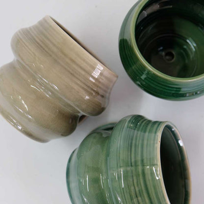 植木鉢おしゃれ rafinato Narrow 12 受皿付 径12cm 高11cm 底穴あり