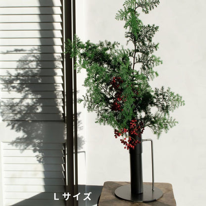 枝物用フラワーベース アイアンスタンド（2サイズ）花瓶 花器 志成 shesay