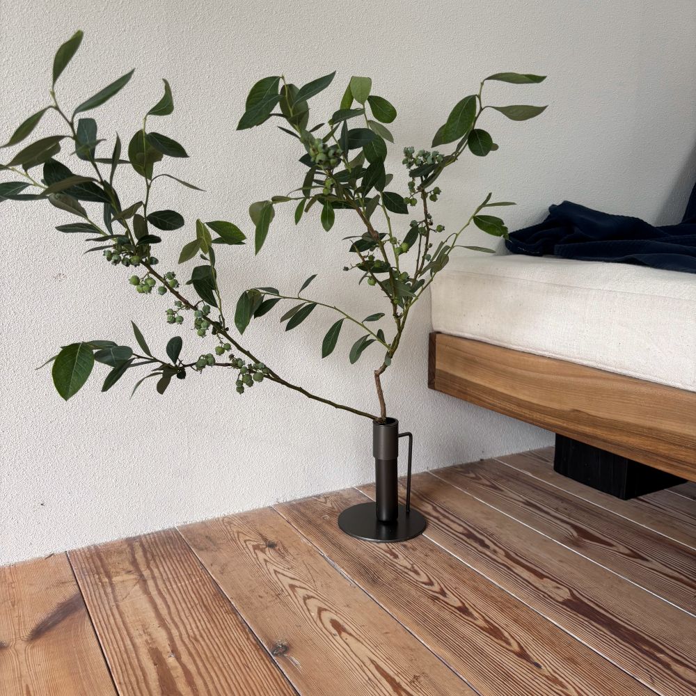 枝物用フラワーベース アイアンスタンド（2サイズ）花瓶 花器 志成 shesay