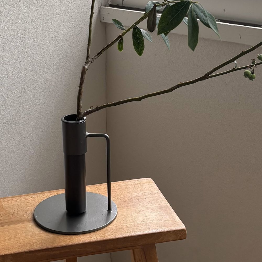 枝物用フラワーベース アイアンスタンド（2サイズ）花瓶 花器 志成 shesay
