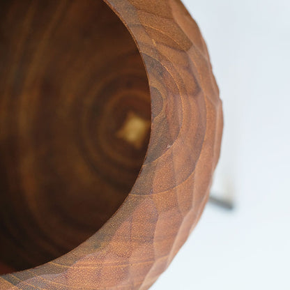3lgs teak pot チークポット stem おしゃれ 鉢カバー 木製 アイアン