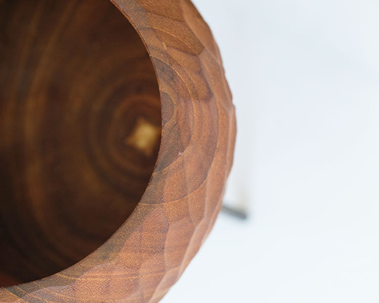 3lgs teak pot チークポット stem おしゃれ 鉢カバー 木製 アイアン
