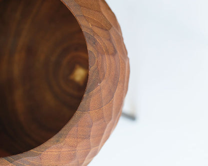 3lgs teak pot チークポット stem おしゃれ 鉢カバー 木製 アイアン