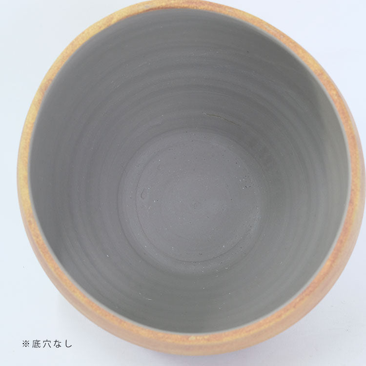 植木鉢 おしゃれabstract pot 23 懸崖5号鉢用 テラコッタ 底穴なし かわいい stem