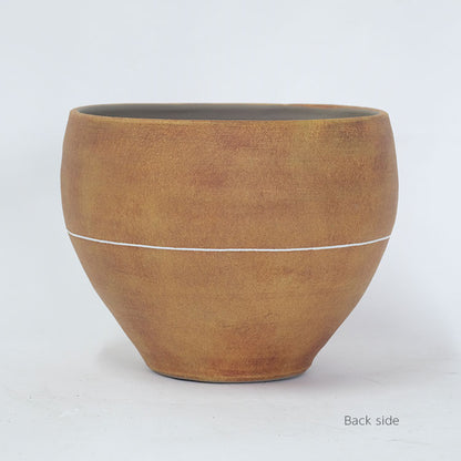 植木鉢 おしゃれabstract pot 23 懸崖5号鉢用 テラコッタ 底穴なし かわいい stem