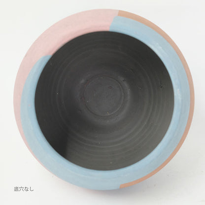 abstract round pot 懸崖4号鉢用 プリミティブ テラコッタ かわいい stem