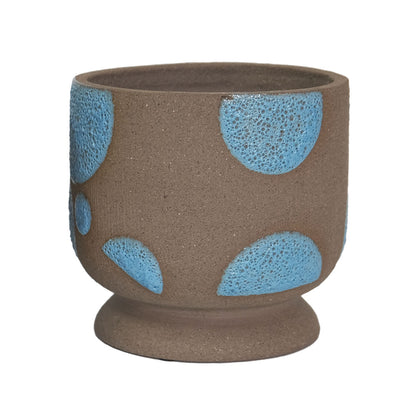 植木鉢 Coffee Clay Pot 陶器 おしゃれ ポップ 鉢カバー 懸崖４号鉢用 径18cm 高さ17cm 底穴なし