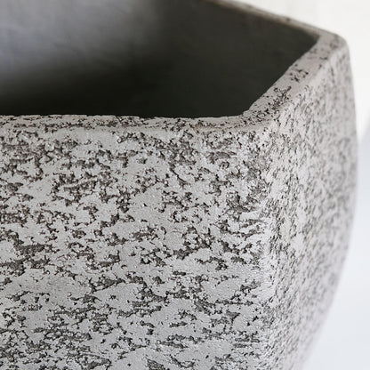 植木鉢 おしゃれ 大型 Eco Stone ポットヘキサゴン 鉢カバー stem 懸崖8号鉢用