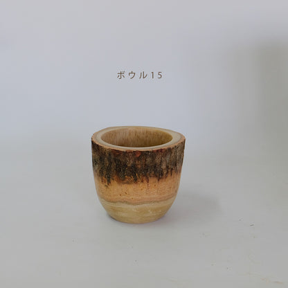 鉢カバー 懸崖３号４号 黒ポット用 おしゃれ マンゴーウッド stem 天然木