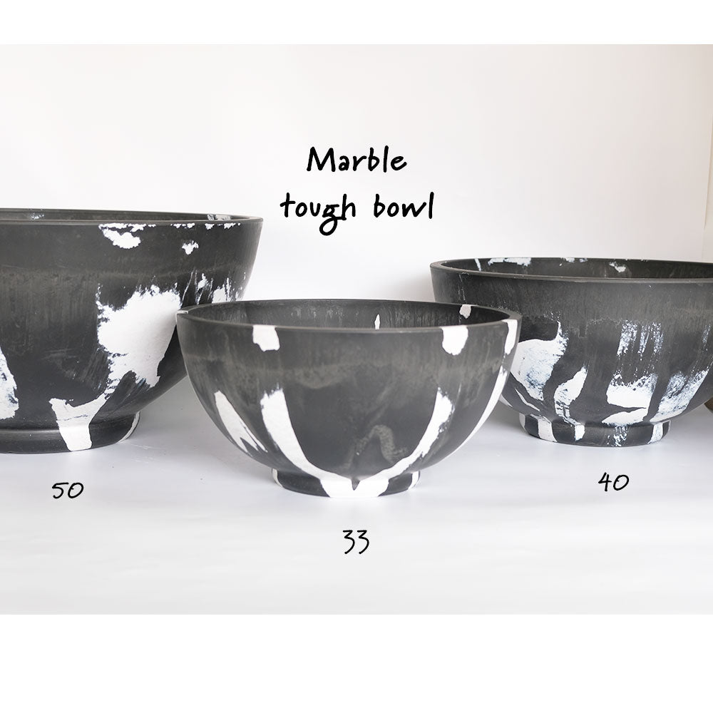 黒プラ鉢  マーブルポット タフbowl33 サボテン 頑丈 おしゃれ 塊根植物 多肉 黒プラスチック鉢 コーデックス