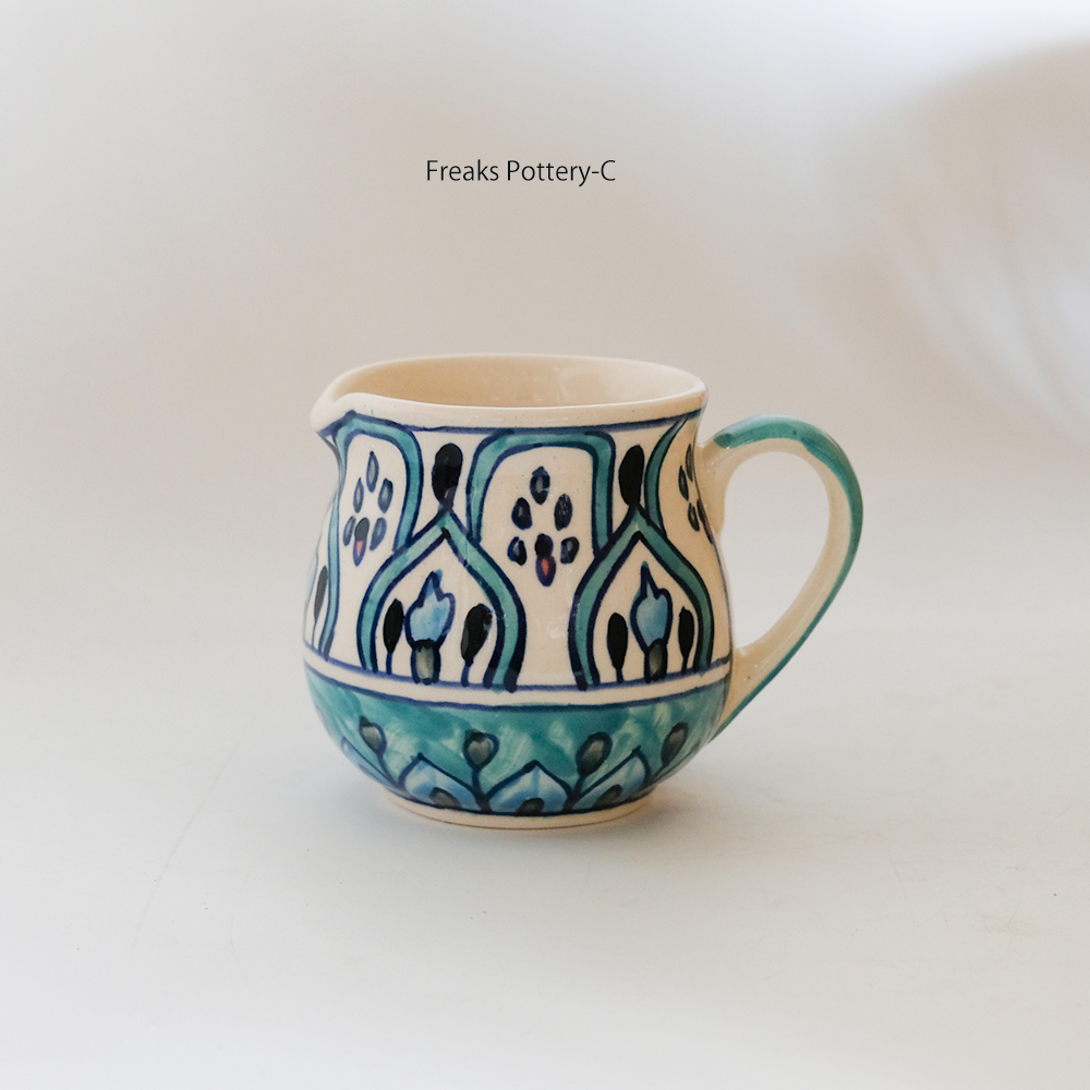 花瓶 おしゃれ インド製 ハンドメイド アート 陶器 | Freaks Pottery TRONCO トロンコ